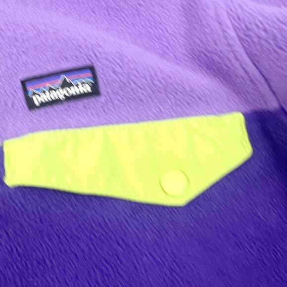 Patagonia Girls Lightweight Synchilla Snap-T Fleece Pullover Jacket - Picture 4 of 9